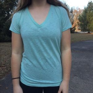 Teal shirt